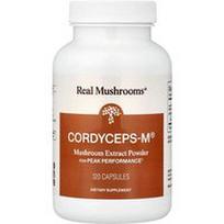 Real Mushrooms, Cordycep-M®, grybų ekstrakto milteliai, 120 kapsulių