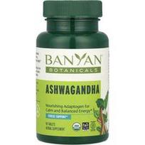 Banyan Botanicals, Ashwagandha, 90 tablečių (500 mg tabletėje)