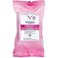 Vagisil, Odor Block® kasdienės gaivinamosios servetėlės, 20 minkštų, vienkartinių servetėlių