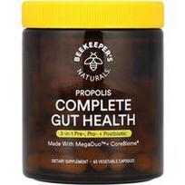 Beekeeper's Naturals, Propolis Complete Gut Health, 60 daržovių kapsulių