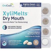 OraCoat, XyliMelts® Burnos džiūvimas, šiek tiek saldus, 40 tirpsta