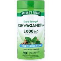 Nature's Truth, Ashwagandha, Extra Strength, 90 greito atpalaidavimo kapsulių