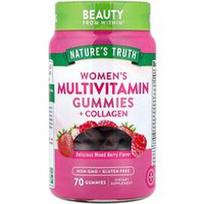 Nature's Truth, Moteriški multivitaminų guminukai + kolagenas, skanus uogų mišinys, 70 guminukų