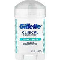 Gillette, Minkštas kietas dezodorantas, Ultimate Fresh, 2.6 oz (73 g)