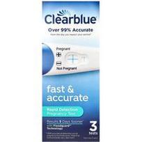 Clearblue, Greitas ir tikslus, greito aptikimo nėštumo testas, 3 testai