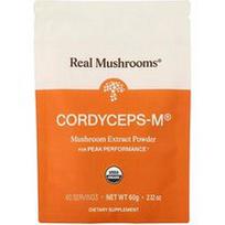 Real Mushrooms, Cordyceps-M®, grybų ekstrakto milteliai, 60 g