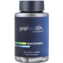 ProHealth Longevity, Niacinamidas, 600 mg, 60 kapsulių