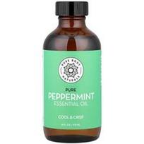 Pure Body Naturals, Eterinis aliejus, grynas pipirmėčių, 118 ml (4 skysčio uncijos)
