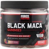 Force Factor, Pagrindai, Juodosios Maca guminukai, Pasifloros uogos, 60 guminukų