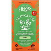 Herbs Etc., ChlorOxygen®, chlorofilo koncentratas, be alkoholio, mėtų skonio, 30 ml