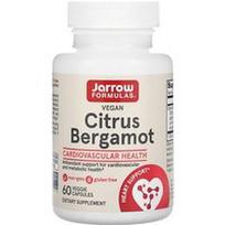 Jarrow Formulas, Veganiškas citrusinių vaisių bergamočių skonio gėrimas, 60 vegetariškų kapsulių (500 mg vienoje kapsulėje)