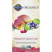 Garden of Life, Ekologiški, moteriški Multi 40+, 120 veganiškų tablečių
