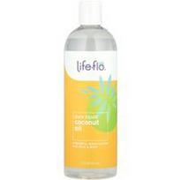 Life-flo, Grynas skystas kokosų aliejus, 16 fl oz (473 ml)