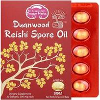 Dragon Herbs, Duanwood™ Reishi sporų aliejus, 500 mg, 30 minkštųjų gelių