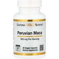 California Gold Nutrition, Peru Maca, 500 mg, 90 daržovių kapsulių