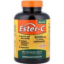 American Health, Ester-C® su citrusinių vaisių bioflavonoidais, 180 vegetariškų tablečių