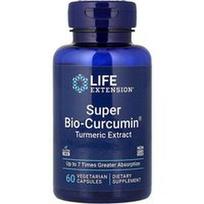 Life Extension, „Super Bio-Curcumin®“ ciberžolės ekstraktas, 60 vegetariškų kapsulių (400 mg vienoje kapsulėje)