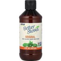 NOW Foods, „Better Stevia®“, nulinio kaloringumo skystas saldiklis, originalus, 237 ml (8 skysčio uncijos)
