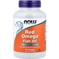 NOW Foods, „Red Omega™“ žuvų taukai su raudonųjų mielių ryžiais ir kofermentu Q10, 90 minkštųjų kapsulių