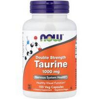 NOW Foods, Taurinas, dvigubo stiprumo, 1000 mg, 100 vegetariškų kapsulių