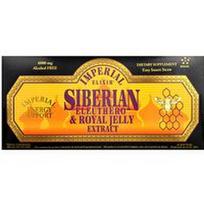 Imperial Elixir, Sibirinio eleutero ir bičių pienelio ekstraktas, be alkoholio, 30 buteliukų po 10 ml (0,34 fl oz)
