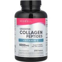 NeoCell, Žole šeriamų gyvūnų kolageno peptidai + vitaminas C, 250 tablečių