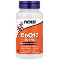 NOW Foods, CoQ10, 200 mg, 60 vegetariškų kapsulių