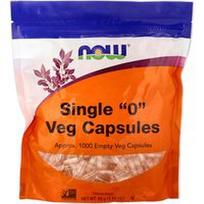 NOW Foods, Vienos „0“ daržovių kapsulės, 1000 tuščių daržovių kapsulių