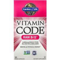 Garden of Life, Vitamin Code®, RAW B-12™, 30 veganiškų kapsulių