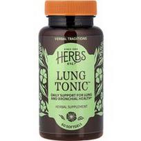 Herbs Etc., Lung Tonic™, 60 minkštųjų kapsulių