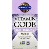Garden of Life, Vitamin Code®, RAW Prenatal™, 90 vegetariškų kapsulių