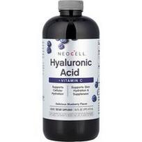 NeoCell, Skystas hialurono rūgštis + vitaminas C, gardžios mėlynės, 473 ml