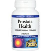 Natural Factors, Prostatos sveikata, 60 minkštųjų kapsulių