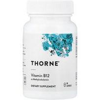 Thorne, Vitaminas B12 (metilkobalamino pavidalu), 60 kapsulių (1 mg vienoje kapsulėje)