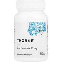 Thorne, Cinko pikolinatas, 15 mg, 60 kapsulių