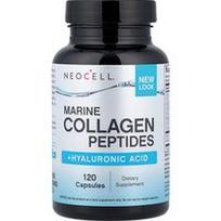 NeoCell, Jūrinio kolageno peptidai + hialurono rūgštis, 120 kapsulių