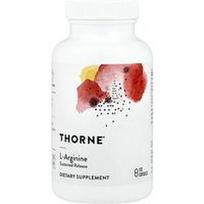 Thorne, L-argininas, 120 kapsulių (500 mg vienoje kapsulėje)