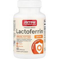 Jarrow Formulas, Laktoferinas, liofilizuotas, 250 mg, 60 kapsulių