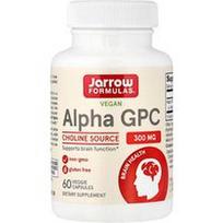 Jarrow Formulas, Veganiškas alfa GPC, 300 mg, 60 vegetariškų kapsulių