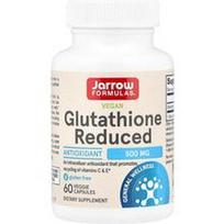Jarrow Formulas, Veganiškas redukuotas glutationas, 500 mg, 60 vegetariškų kapsulių