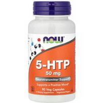 NOW Foods, 5-HTP, 50 mg, 90 vegetariškų kapsulių