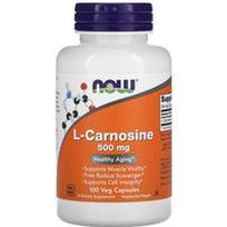 NOW Foods, L-karnozinas, 500 mg, 100 vegetariškų kapsulių