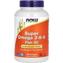 NOW Foods, Super Omega 3-6-9, 180 Softgels
