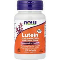 NOW Foods, Liuteinas, 10 mg, 120 minkštųjų kapsulių