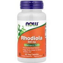 NOW Foods, Rodiola, 500 mg, 60 daržovių kapsulių