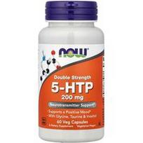 NOW Foods, 5-HTP su glicinu, taurinu ir inozitoliu, 60 vegetariškų kapsulių