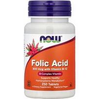 NOW Foods, Folio rūgštis, 250 tablečių