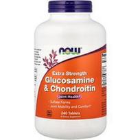 NOW Foods, Gliukozaminas ir chondroitinas, ypač stiprus, 240 tablečių