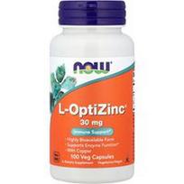 NOW Foods, L-OptiZinc, 30 mg, 100 vegetariškų kapsulių