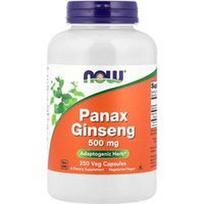NOW Foods, Panax ženšenis, 500 mg, 250 vegetariškų kapsulių